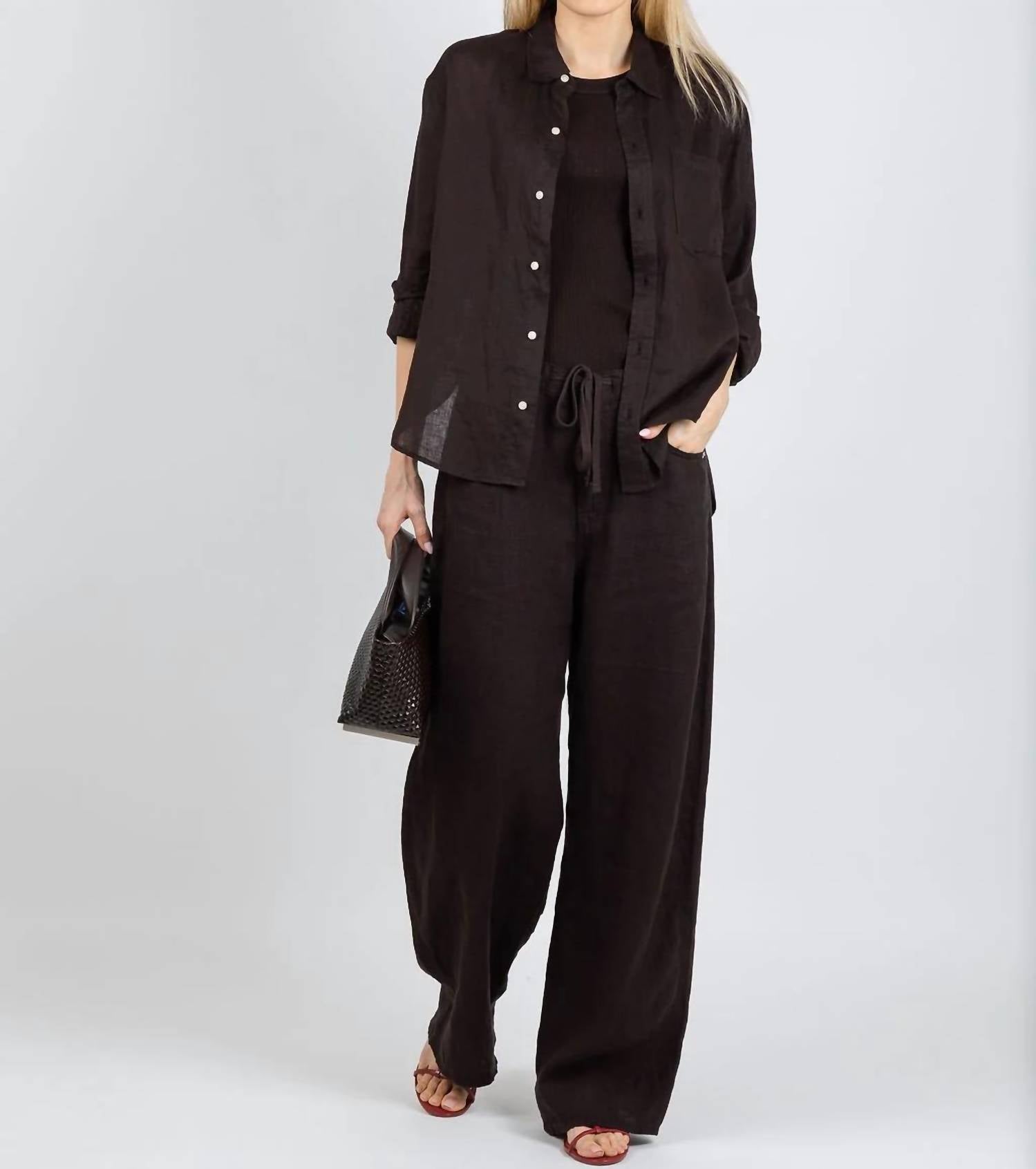 Citizens Of Humanity - Kayla Shrunken Linen Shirt