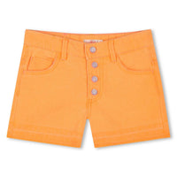 Billieblush Kids' Denim Shorts in orange pop - kids' shorts
