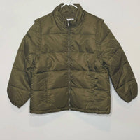 We Wore What - Zip Off Sleeve Puffer Jacket