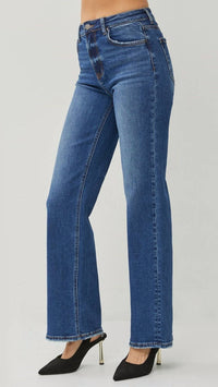 Risen - High Rise Full Length Straight Jean