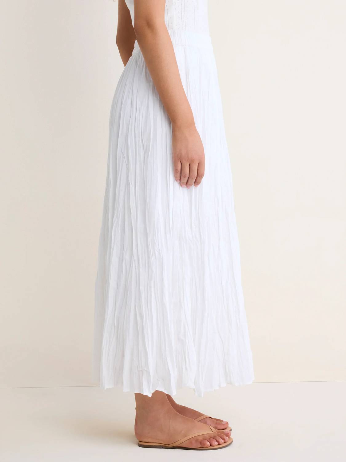 Nic + Zoe - Cotton Crinkle Skirt