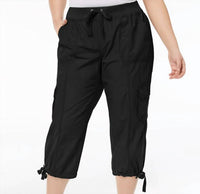 Calvin Klein - Women's Convertible Cargo Capri Pants