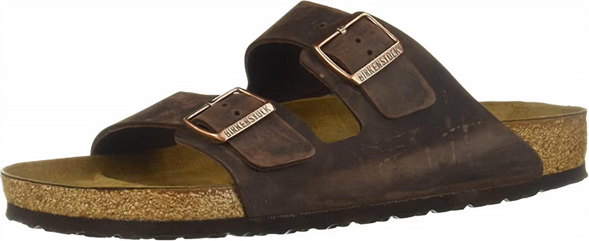 Birkenstock - Men's Arizona Oiled Leather Two-strap Sandal