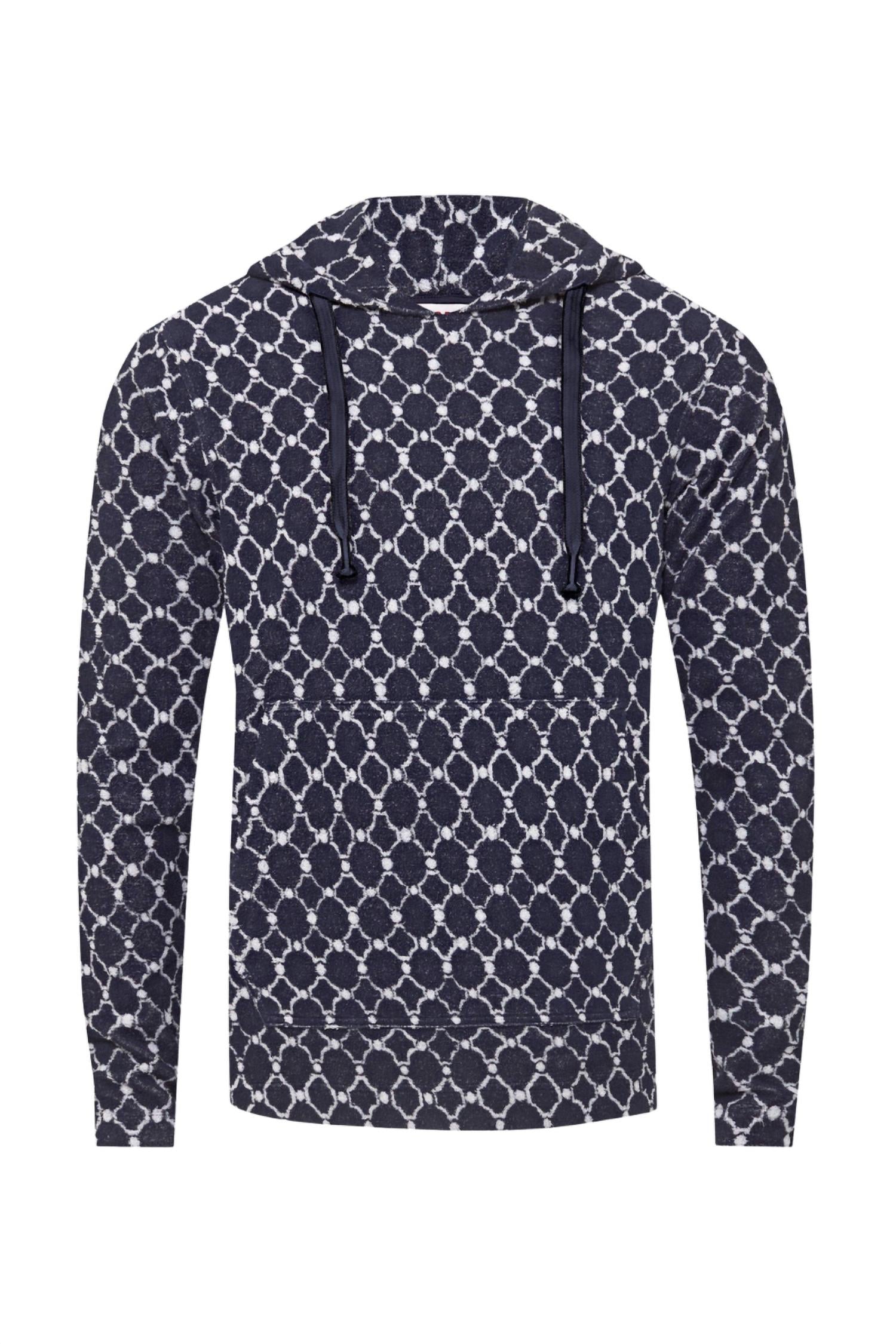 Orlebar Brown - Blaine Geo Tile Hoodie