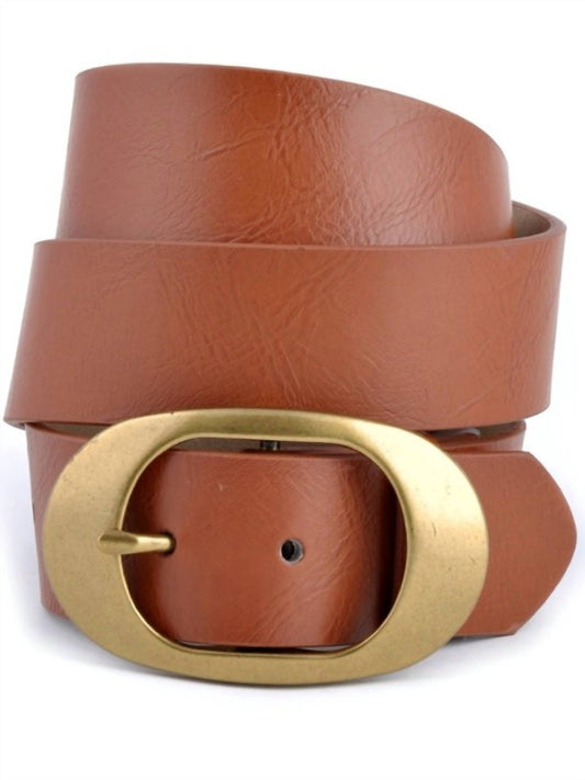 Anzell - Women's Sheila Trendy Oval Buckle Belt