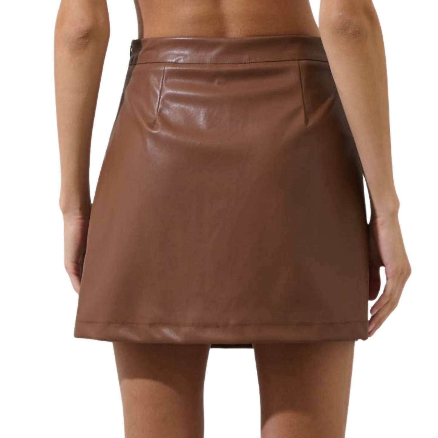 Sugarlips - Anisa Leather Calera Mini Skirt