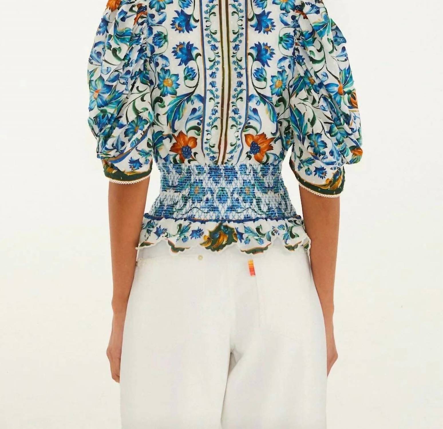 Farm Rio - Flora Tile Blouse