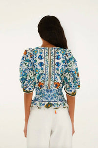 Farm Rio - Flora Tile Blouse