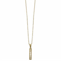 Zad - Women's Lunar Phases Bar Necklace