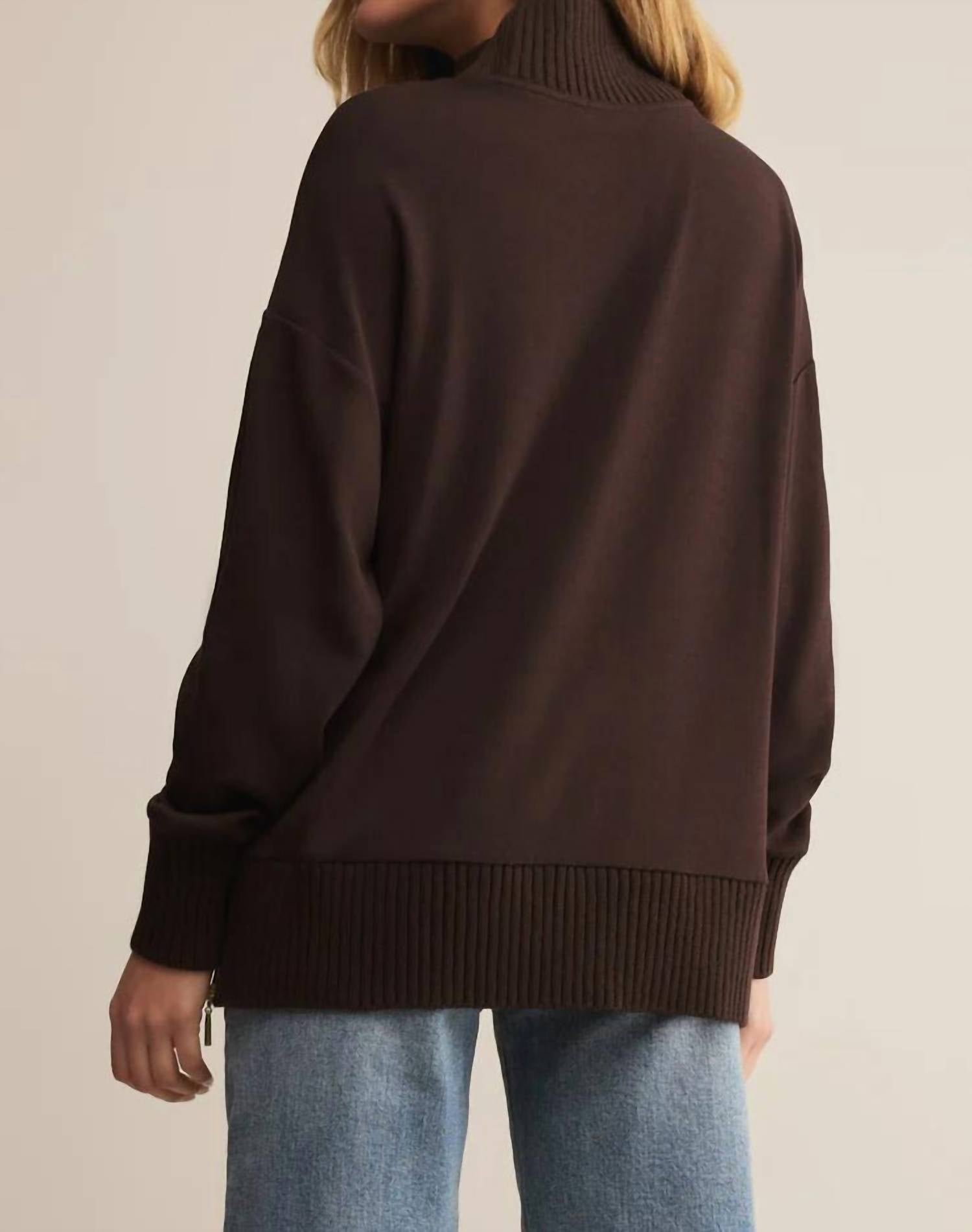 Z Supply - Sable Luxe Rib Sweatshirt