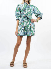 Uncle Frank - Scallop Front Print Dress