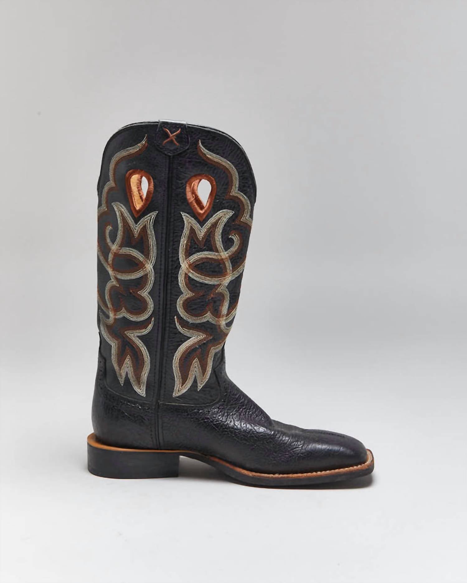 TWISTED X Men's Leather Western Boots in black - men's boots