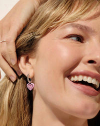 Kendra Scott - Women's Ari Heart Huggie Earrings