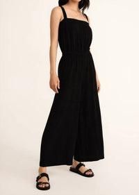 Z Supply Women's Solara Jumpsuit in black - women's pants - detail view