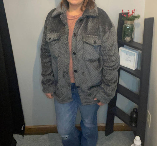 Michelle Mae - Chilly Day Fleece Shacket