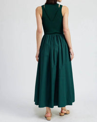 En Saison - Sigrid mixed media maxi dress