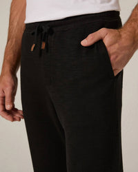 7Diamonds Shoreline Laid-back Jogger in black - men's pants - alternate view