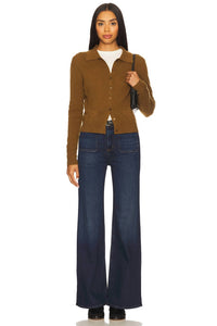 White + Warren - Cashmere Collared Cardigan