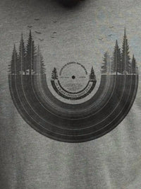Black Lantern - Vinyl Record Forest T-Shirt
