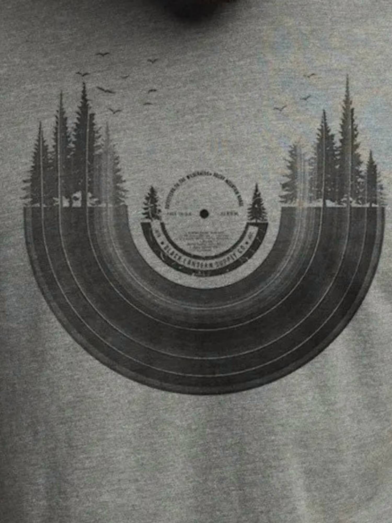 Black Lantern - Vinyl Record Forest T-Shirt