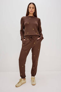 Rails Kingston Pull-on Sweatpants in horseshoes - women's pants - alternate view
