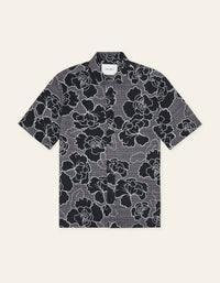 Les Deux - Charlie Poppy Aop Short Sleeve Shirt