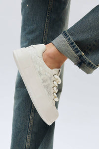 Lonza Women's Synda Low Top Sneakers in white - women's sneaker - view 9