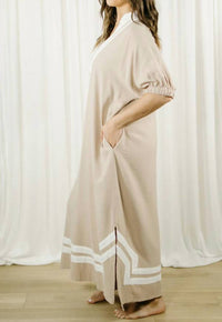 Entro - Bold Line Midi Dress
