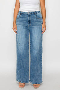 Bytos - High Rise Wide Leg Jeans - Plus