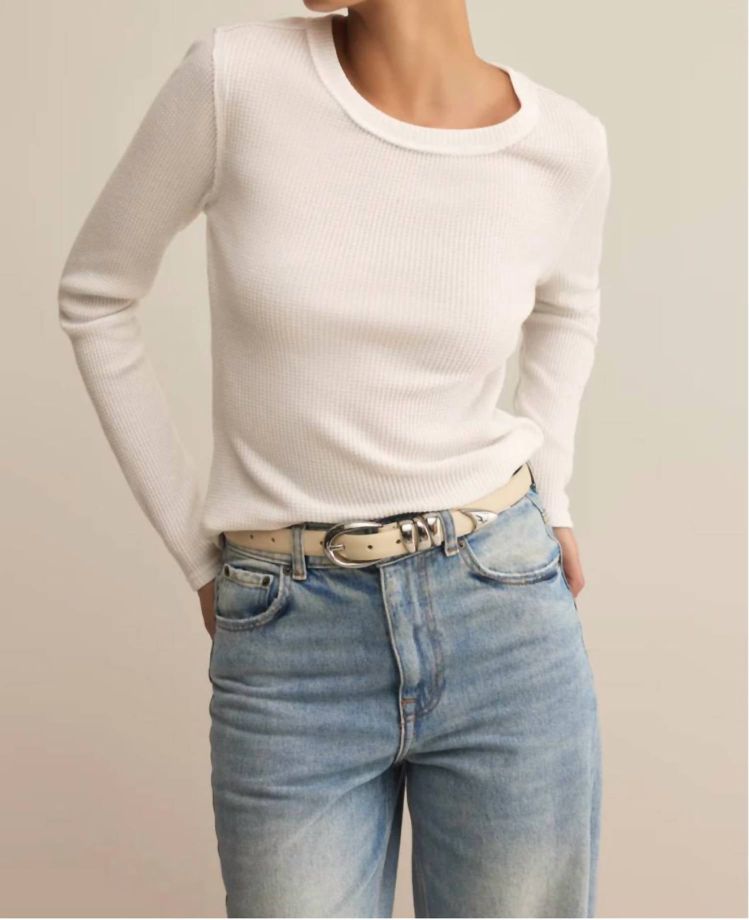 Z Supply - Arlet Mini Thermal Long Sleeve Top