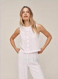 Bella Dahl - Sleeveless Button Front Top