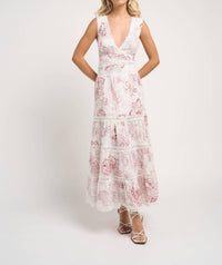 Guadalupe Design - Naina V-neck Long Dress