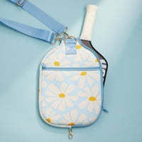 Stone & Stitch - Women's Abstract Daisy Floral Neoprene Pickleball Paddle Bag