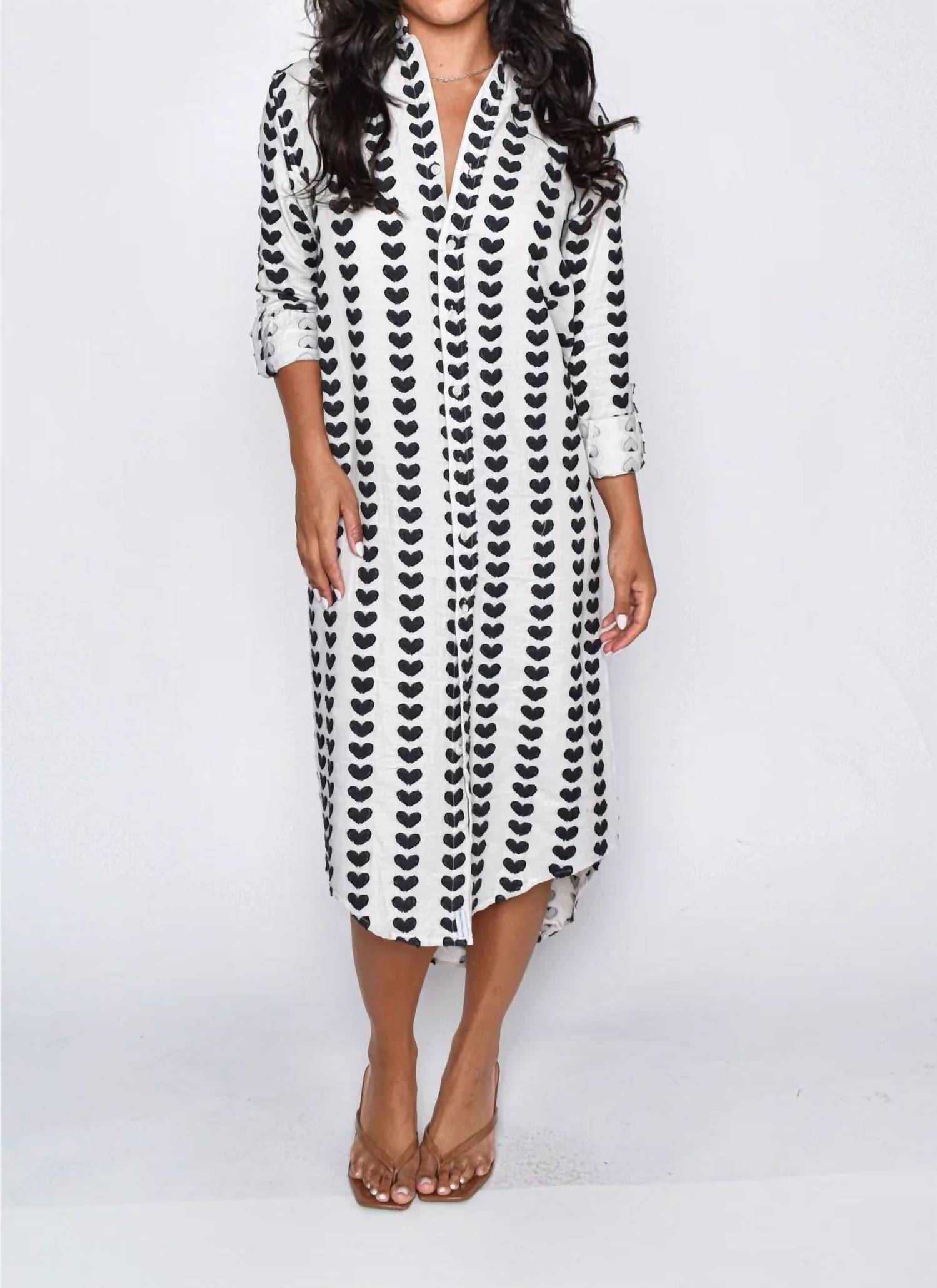 Emily Phillips - Hearts Midi Dress