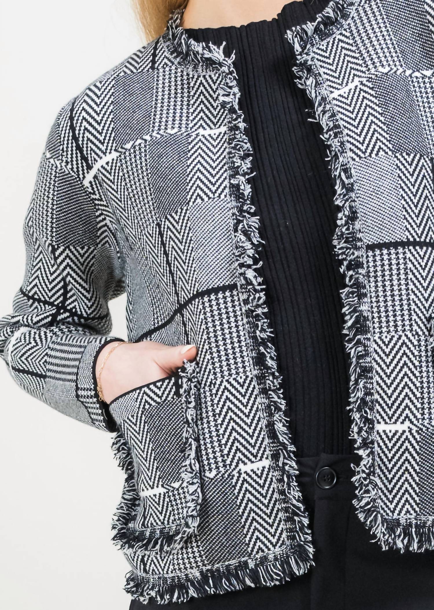 Lisette - Audrey Frayed Suit Jacket