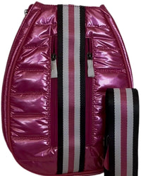 preneLOVE Women's Pickleball Sling Bag in pink - women's bag - detail view