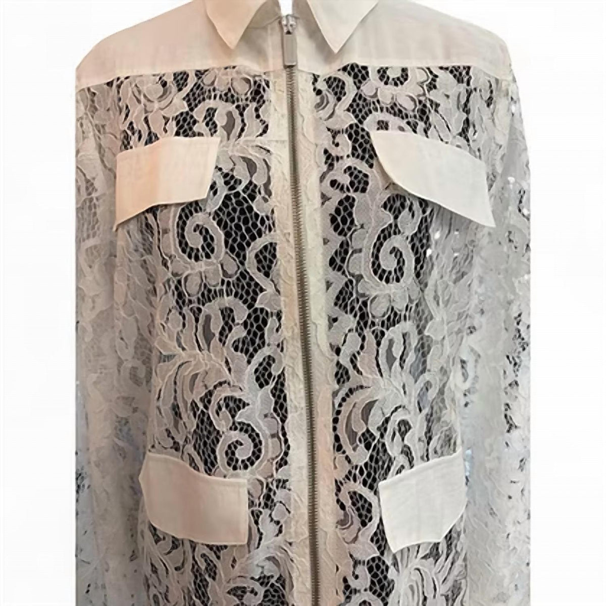 Zems - Women's Lace Blouse Jacket