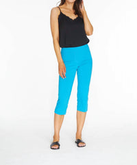 Slimsation By Multiples - Wrinkle-resistant Incoming Capri