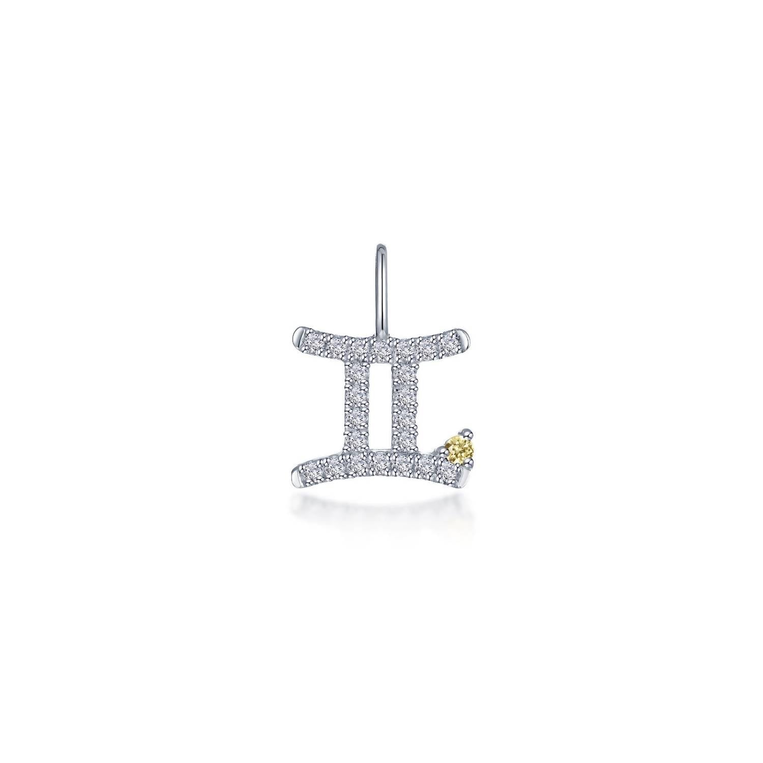 Lafonn - Women's Gemini Zodiac Charm Pendant
