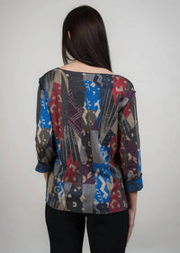 Trisha Tyler - Reversible v neck Top