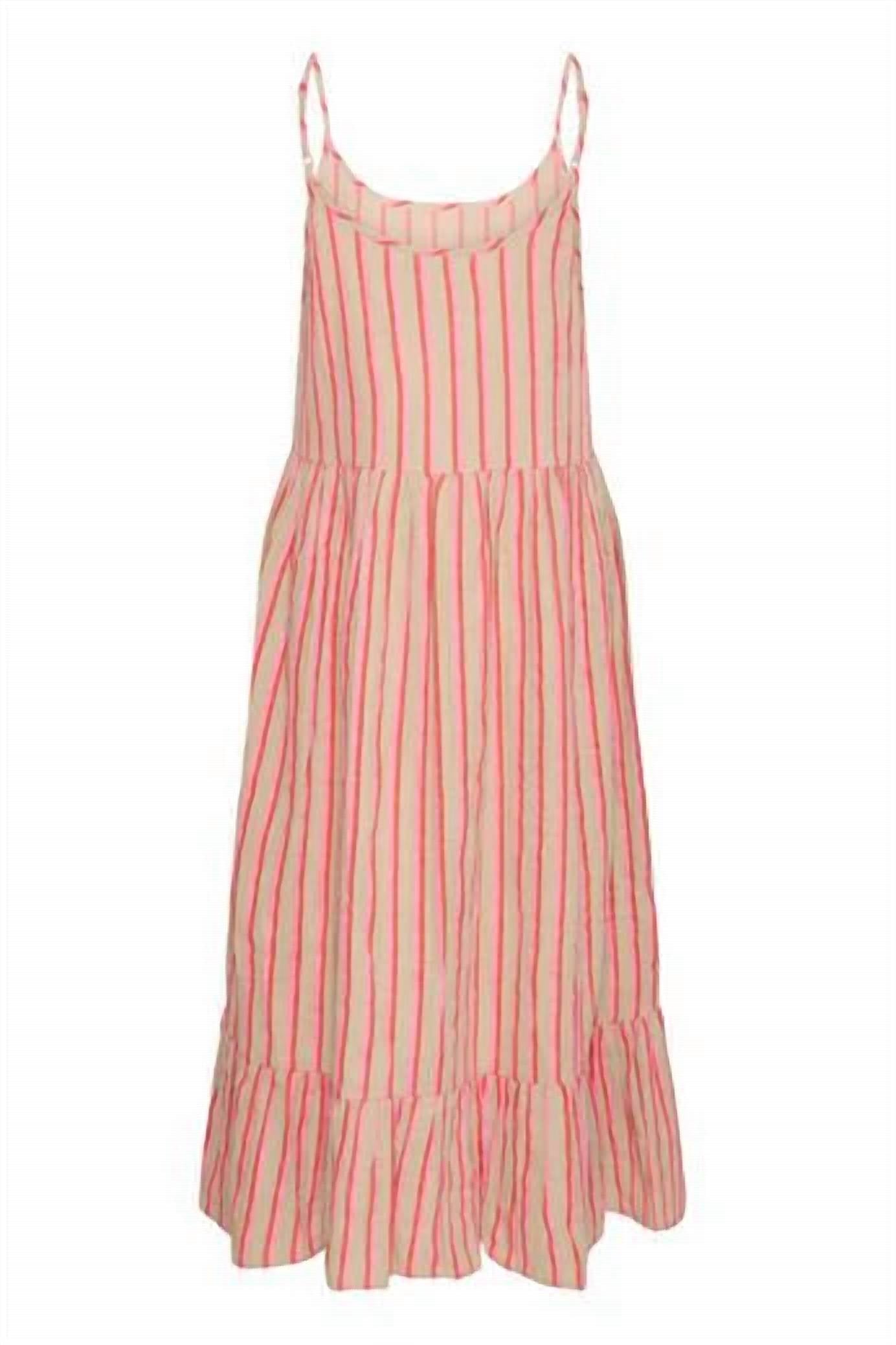 Ichi - Women's Spaghetti Straps Midi Dress