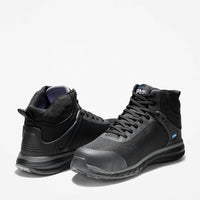 Timberland Men's Drivetrain Mid Composite Safety Toe Work Shoes in black - men's shoe - view 4