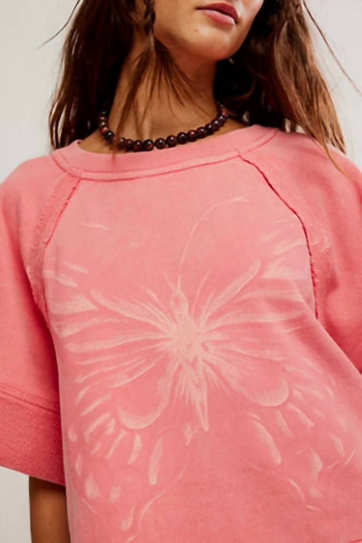 Free People - Dahlia Short Sleeve Pullover