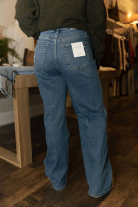 Flying Monkey - Cape May Hem Slim Wide Jeans