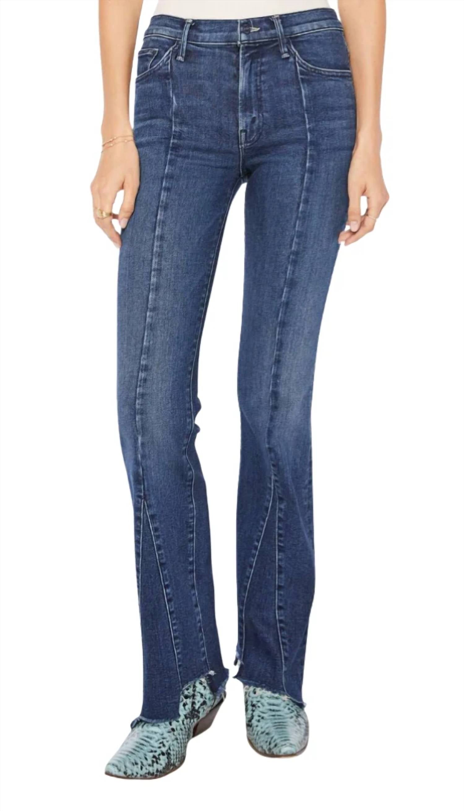 Mother - Insider Skimp Pointy Fray Jeans