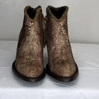 Allens Boots - Women's Kyra Exotic High Heel Ankle Boots