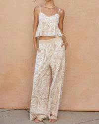 Dress Forum - Driftwood Dreams Decorative Knit Waist Pants