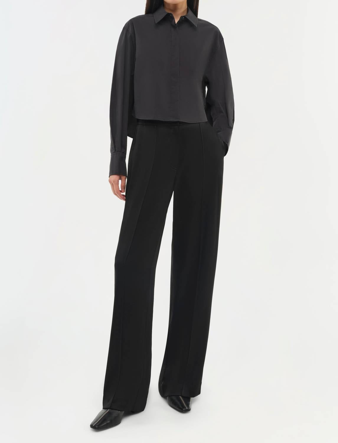 Jonathan Simkhai - Renata Embellished Cropped Shirt