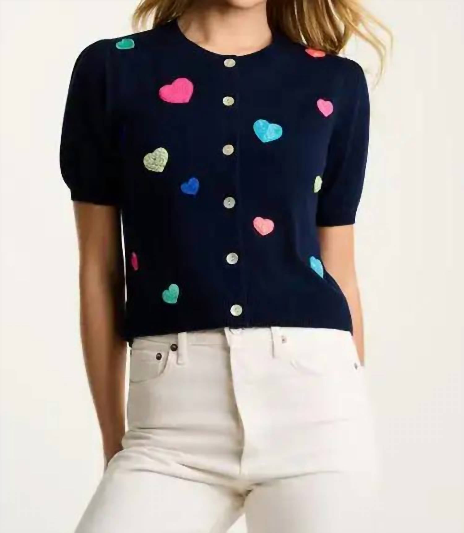 Lisa Todd - Royal Flush Cotton Cardigan