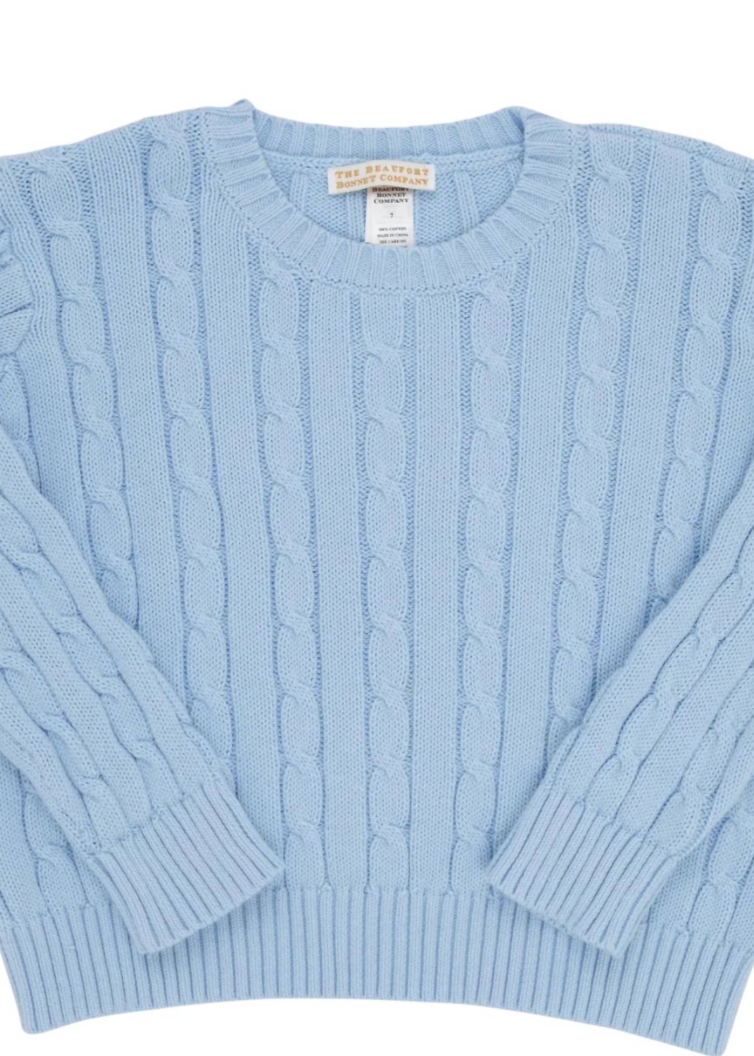 The Beaufort Bonnet Company - Kids Crawford Crewneck Sweater